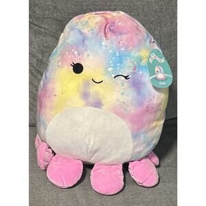 Squishmallows Oleta Jumbo Multicolor Octopus Cracker-Barrel Exclusive 16” Cuddly